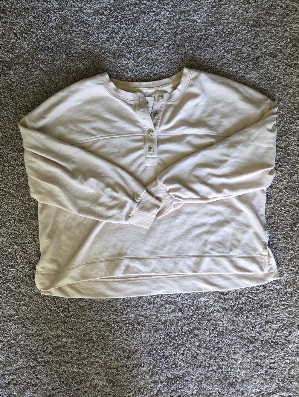 Women’s Button Henley Skort — Light Blush